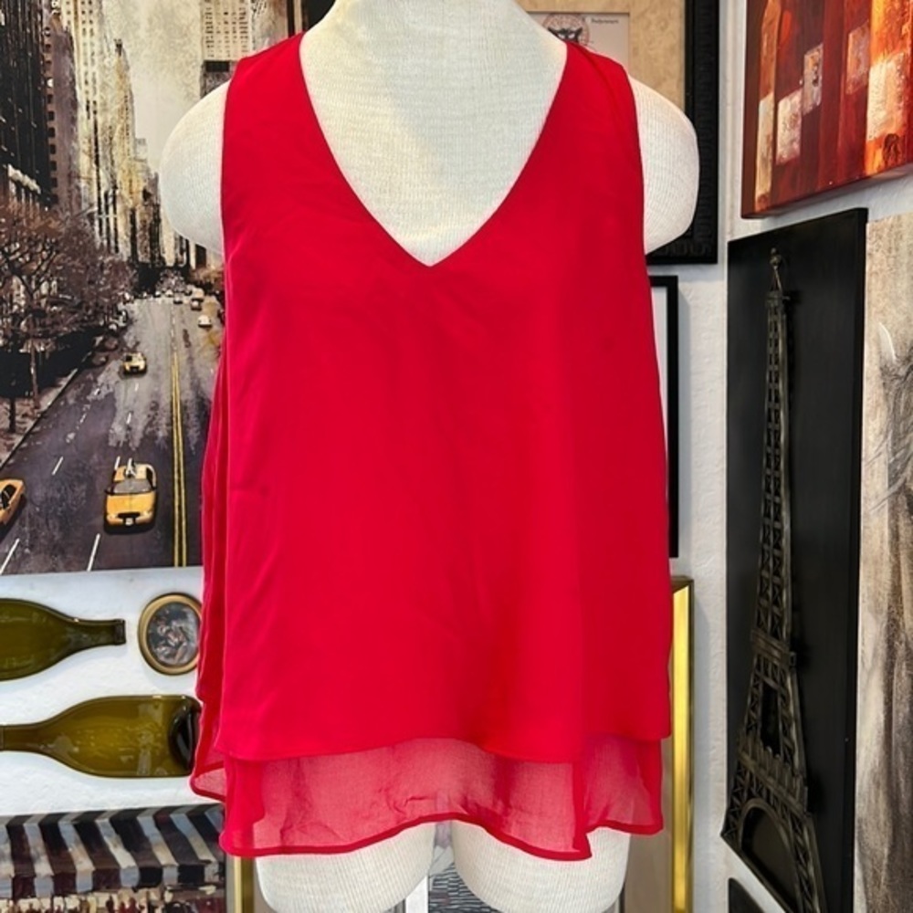 V-neck blouse Lightweight‎ S Zara